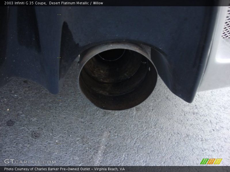 Desert Platinum Metallic / Willow 2003 Infiniti G 35 Coupe