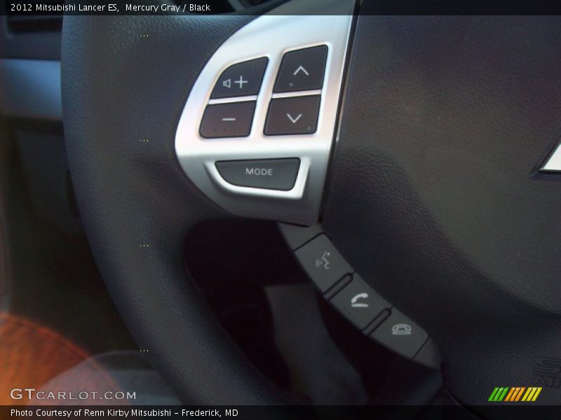Controls of 2012 Lancer ES