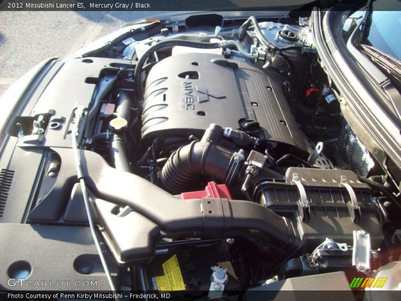 Mercury Gray / Black 2012 Mitsubishi Lancer ES