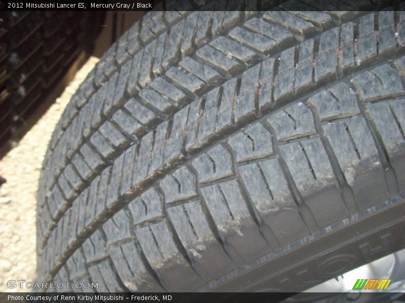 Mercury Gray / Black 2012 Mitsubishi Lancer ES