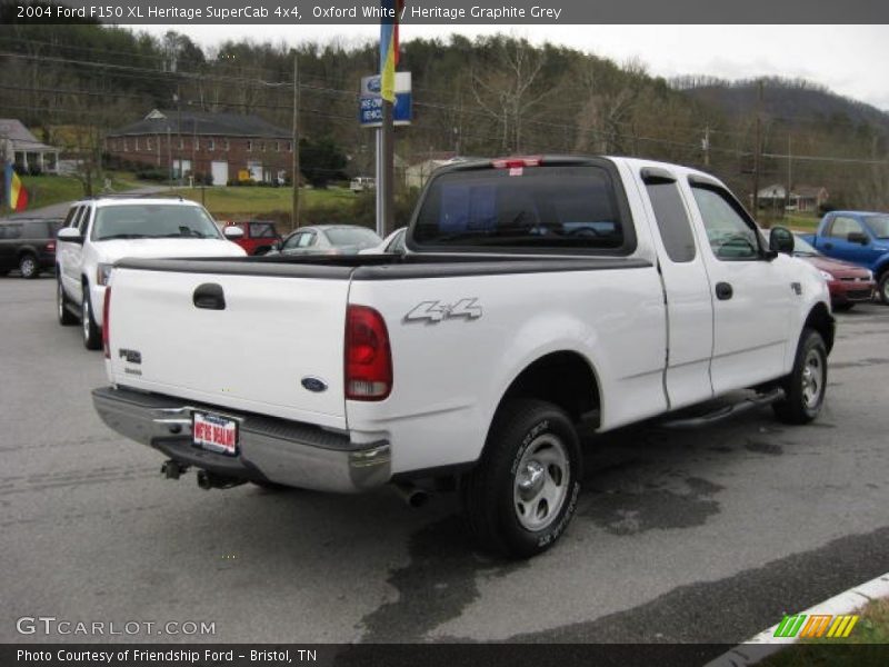 Oxford White / Heritage Graphite Grey 2004 Ford F150 XL Heritage SuperCab 4x4