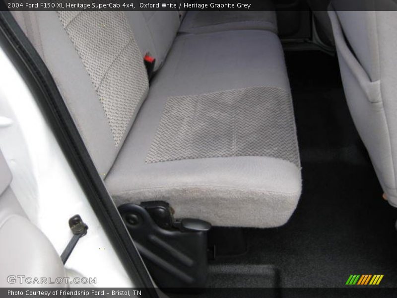 Oxford White / Heritage Graphite Grey 2004 Ford F150 XL Heritage SuperCab 4x4