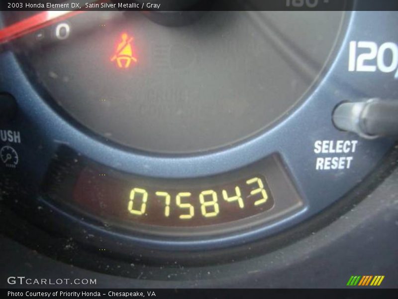 Satin Silver Metallic / Gray 2003 Honda Element DX