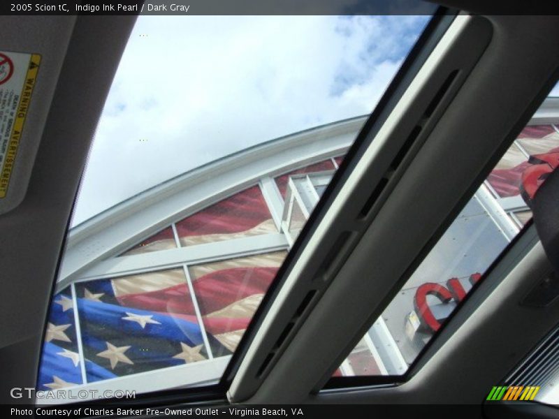 Indigo Ink Pearl / Dark Gray 2005 Scion tC