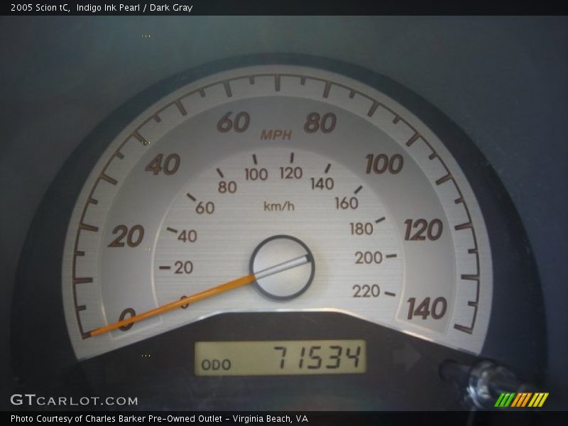 Indigo Ink Pearl / Dark Gray 2005 Scion tC