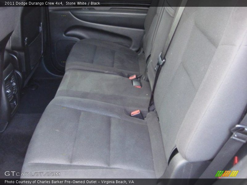 Stone White / Black 2011 Dodge Durango Crew 4x4