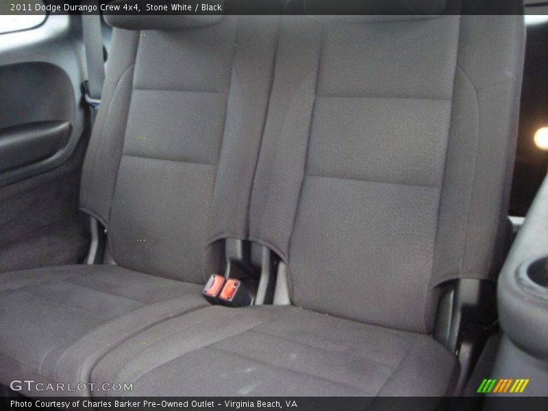 Stone White / Black 2011 Dodge Durango Crew 4x4