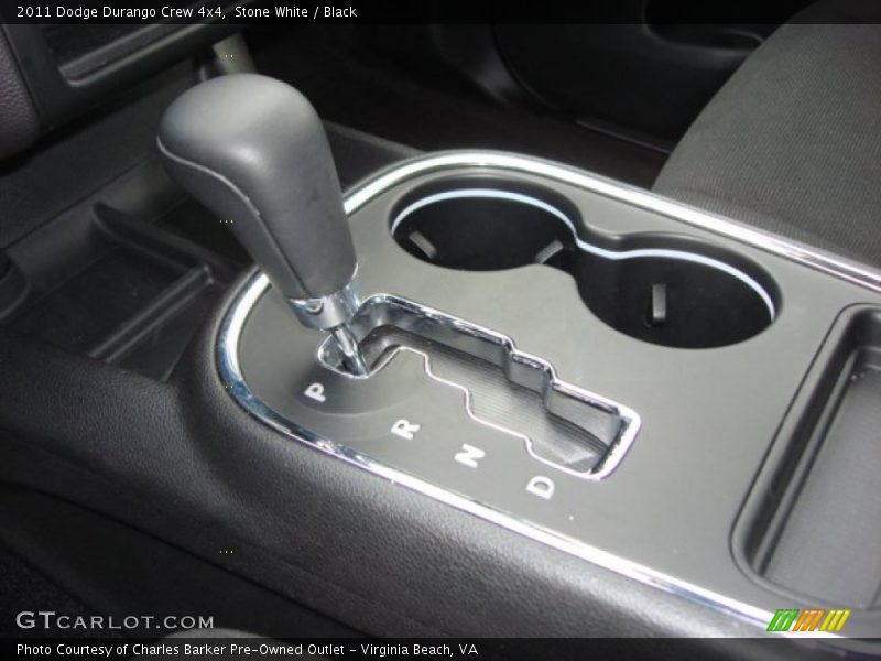 Stone White / Black 2011 Dodge Durango Crew 4x4