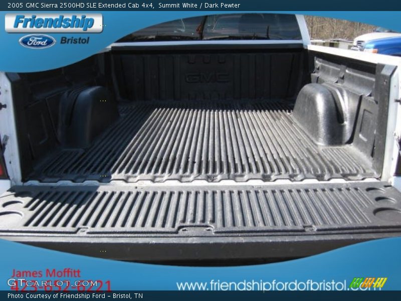 Summit White / Dark Pewter 2005 GMC Sierra 2500HD SLE Extended Cab 4x4