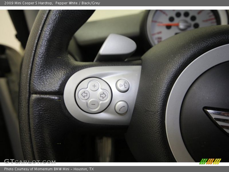 Pepper White / Black/Grey 2009 Mini Cooper S Hardtop