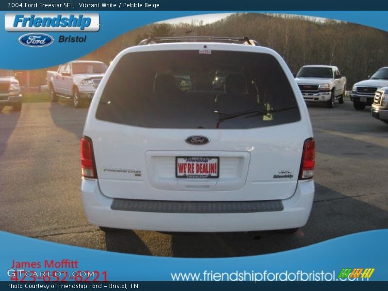 Vibrant White / Pebble Beige 2004 Ford Freestar SEL
