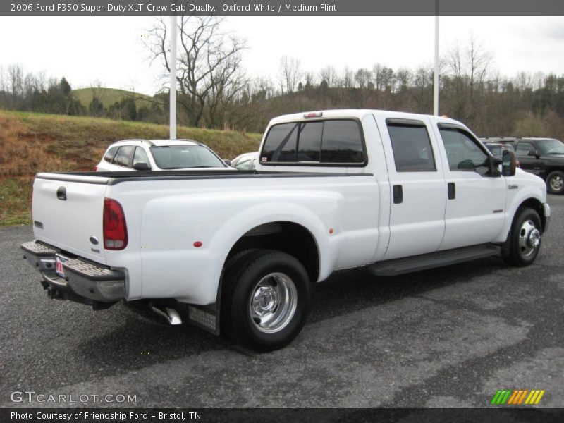 Oxford White / Medium Flint 2006 Ford F350 Super Duty XLT Crew Cab Dually
