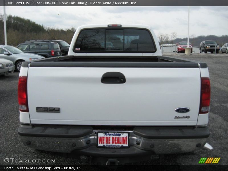 Oxford White / Medium Flint 2006 Ford F350 Super Duty XLT Crew Cab Dually
