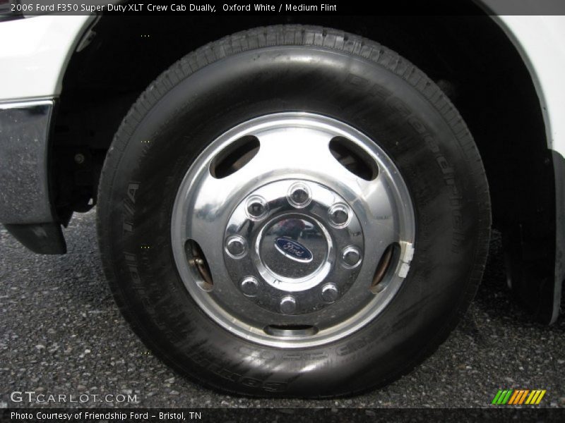 Oxford White / Medium Flint 2006 Ford F350 Super Duty XLT Crew Cab Dually