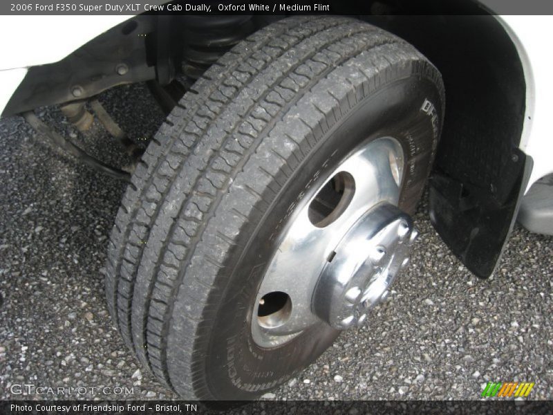 Oxford White / Medium Flint 2006 Ford F350 Super Duty XLT Crew Cab Dually