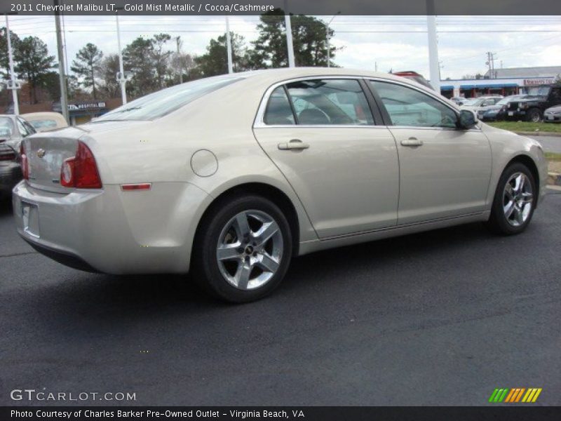 Gold Mist Metallic / Cocoa/Cashmere 2011 Chevrolet Malibu LT