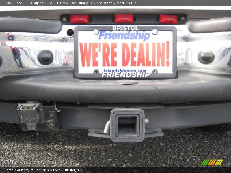 Oxford White / Medium Flint 2006 Ford F350 Super Duty XLT Crew Cab Dually