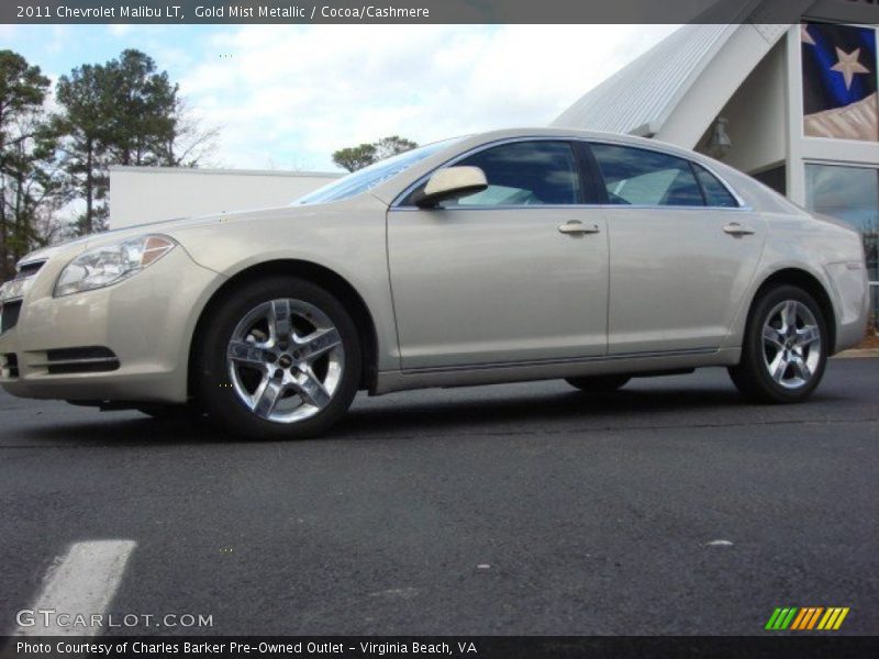 Gold Mist Metallic / Cocoa/Cashmere 2011 Chevrolet Malibu LT