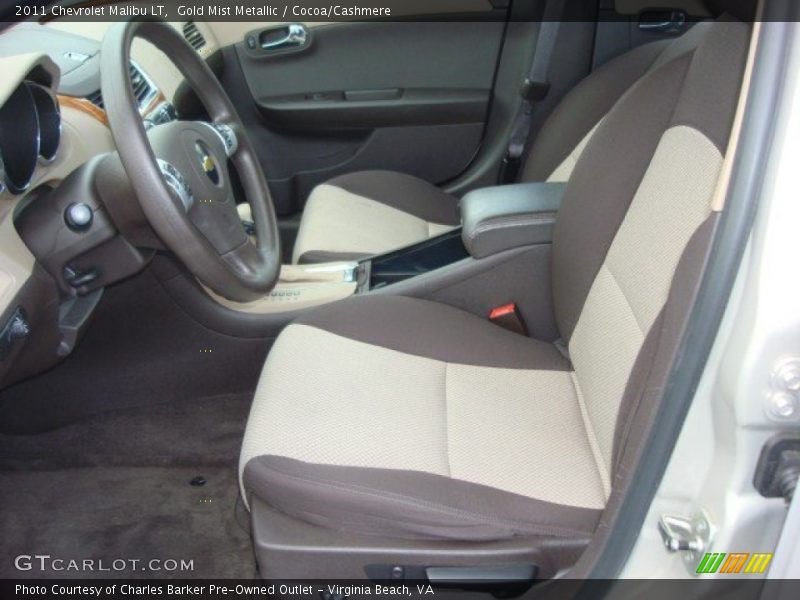 Gold Mist Metallic / Cocoa/Cashmere 2011 Chevrolet Malibu LT
