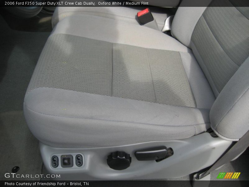 Oxford White / Medium Flint 2006 Ford F350 Super Duty XLT Crew Cab Dually