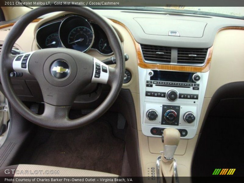 Gold Mist Metallic / Cocoa/Cashmere 2011 Chevrolet Malibu LT