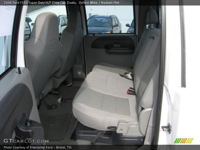Oxford White / Medium Flint 2006 Ford F350 Super Duty XLT Crew Cab Dually