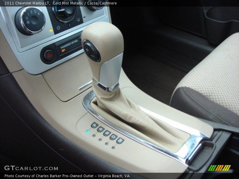 Gold Mist Metallic / Cocoa/Cashmere 2011 Chevrolet Malibu LT