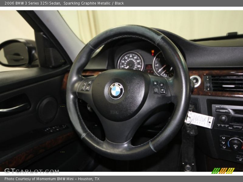 Sparkling Graphite Metallic / Black 2006 BMW 3 Series 325i Sedan