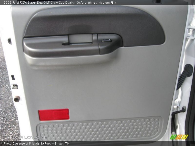 Oxford White / Medium Flint 2006 Ford F350 Super Duty XLT Crew Cab Dually