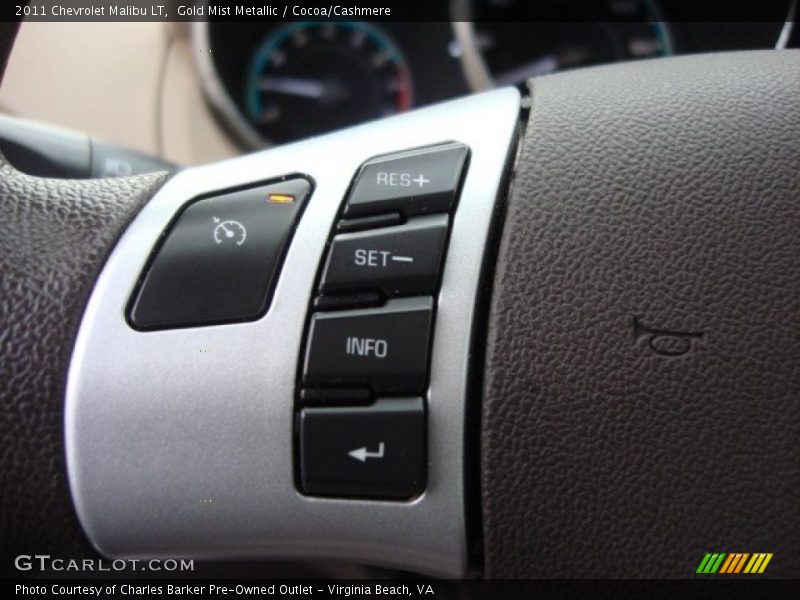 Gold Mist Metallic / Cocoa/Cashmere 2011 Chevrolet Malibu LT