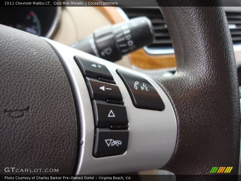 Gold Mist Metallic / Cocoa/Cashmere 2011 Chevrolet Malibu LT