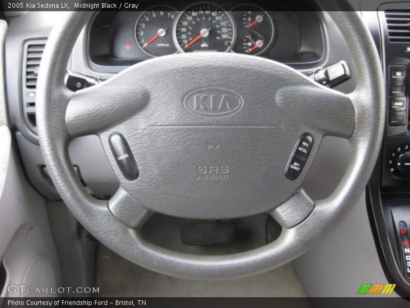 Midnight Black / Gray 2005 Kia Sedona LX