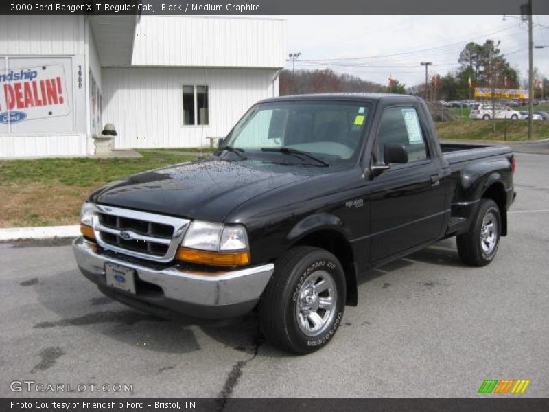 Black / Medium Graphite 2000 Ford Ranger XLT Regular Cab