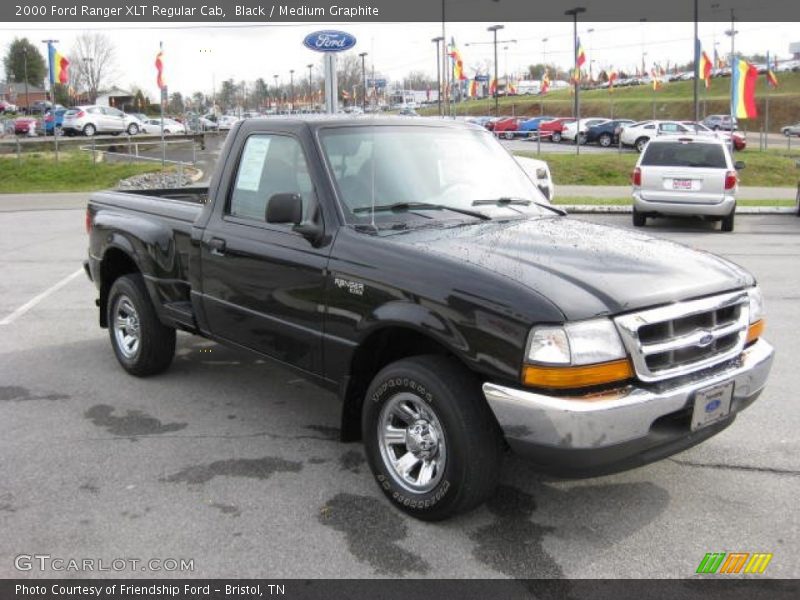 Black / Medium Graphite 2000 Ford Ranger XLT Regular Cab