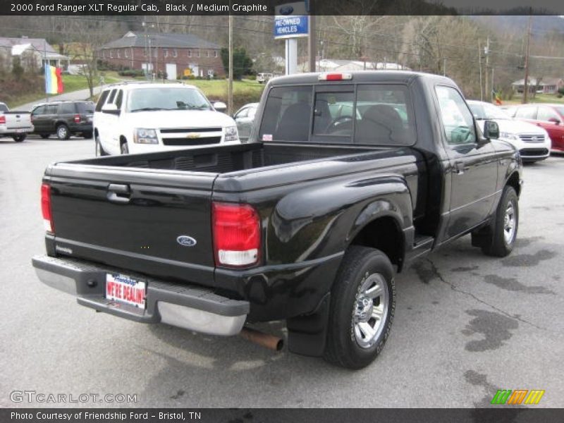 Black / Medium Graphite 2000 Ford Ranger XLT Regular Cab