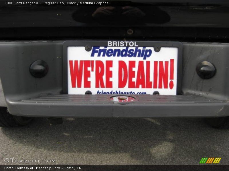 Black / Medium Graphite 2000 Ford Ranger XLT Regular Cab