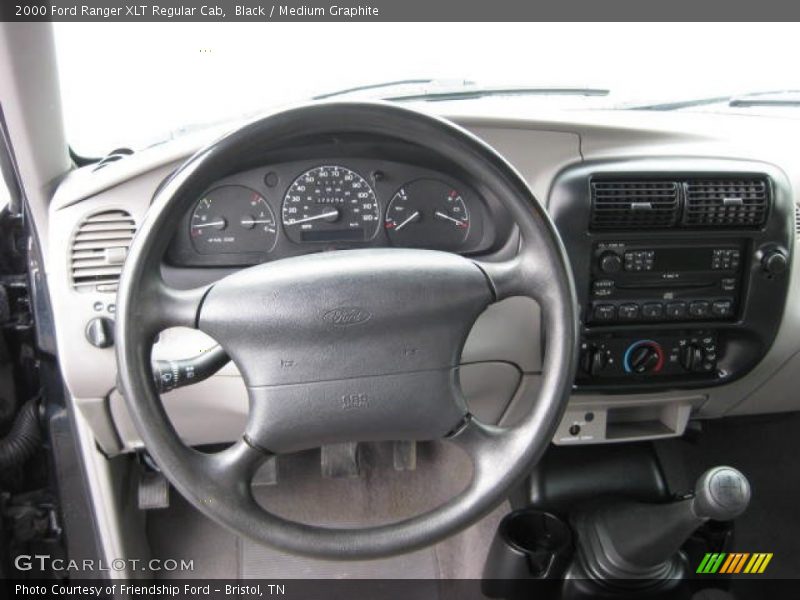 Black / Medium Graphite 2000 Ford Ranger XLT Regular Cab
