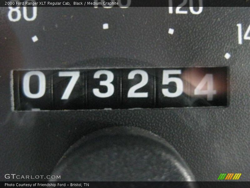 Black / Medium Graphite 2000 Ford Ranger XLT Regular Cab