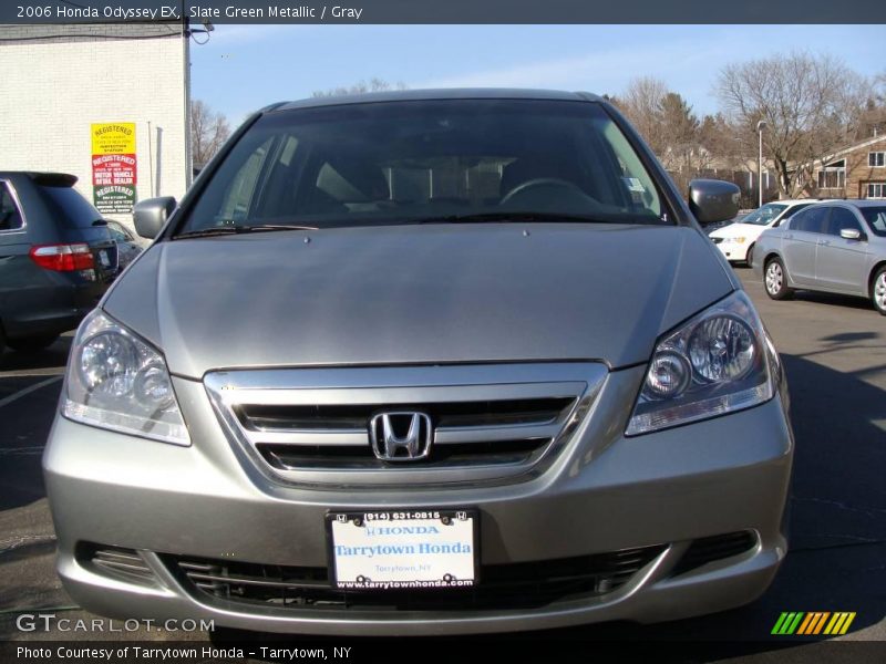 Slate Green Metallic / Gray 2006 Honda Odyssey EX