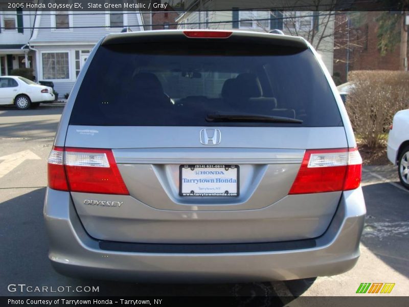Slate Green Metallic / Gray 2006 Honda Odyssey EX