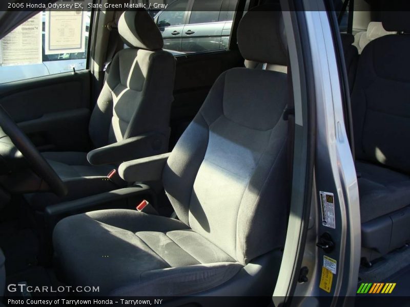 Slate Green Metallic / Gray 2006 Honda Odyssey EX