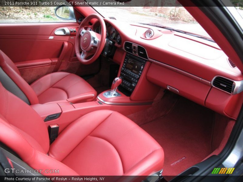  2011 911 Turbo S Coupe Carrera Red Interior