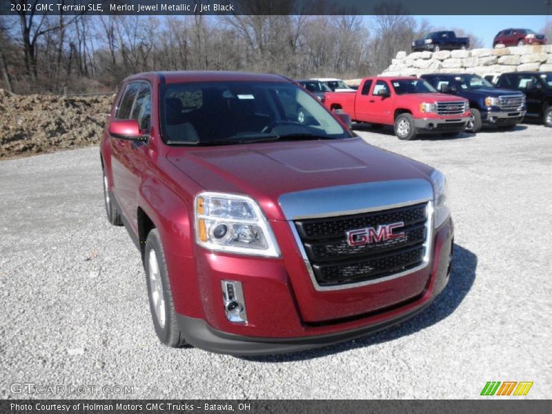 Merlot Jewel Metallic / Jet Black 2012 GMC Terrain SLE
