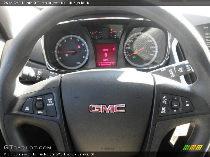 Merlot Jewel Metallic / Jet Black 2012 GMC Terrain SLE