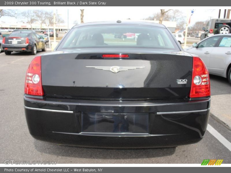 Brilliant Black / Dark Slate Gray 2009 Chrysler 300 Touring