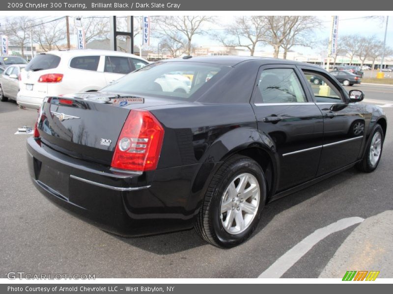 Brilliant Black / Dark Slate Gray 2009 Chrysler 300 Touring