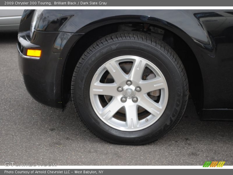 Brilliant Black / Dark Slate Gray 2009 Chrysler 300 Touring