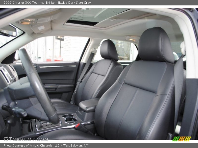 Brilliant Black / Dark Slate Gray 2009 Chrysler 300 Touring