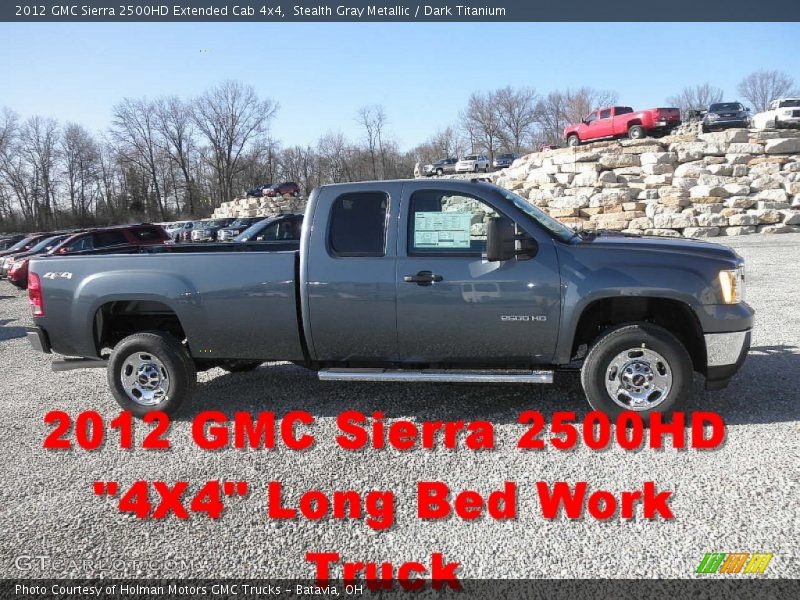 Stealth Gray Metallic / Dark Titanium 2012 GMC Sierra 2500HD Extended Cab 4x4