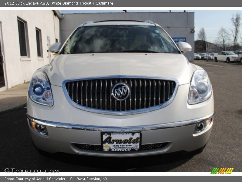 White Diamond Tricoat / Cashmere 2012 Buick Enclave AWD